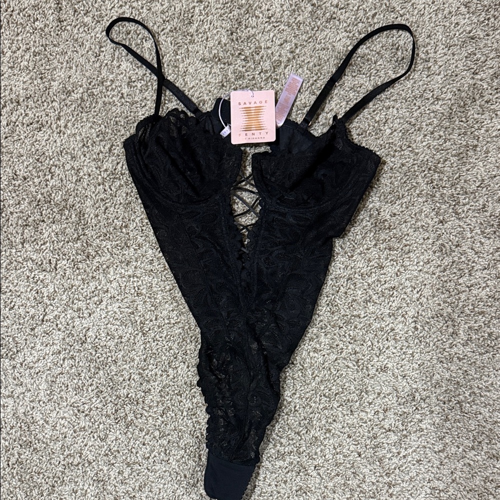 Savage X Fenty Black Lace Lingerie